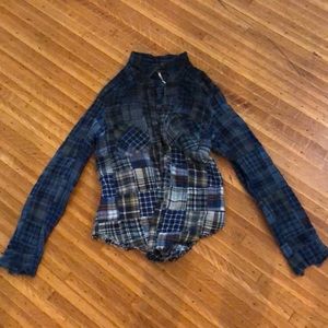 Free people plaid flannel